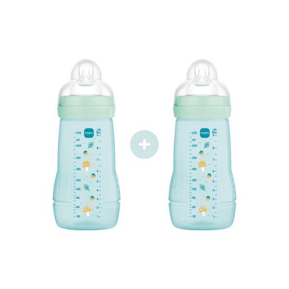 Σετ 2 Μπιμπερό Easy Active™ Baby Bottle 270ml - Boy – Γαλάζιο - MAM