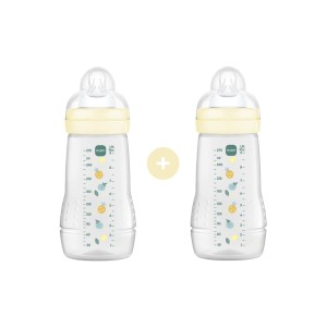Σετ 2 Μπιμπερό Easy Active™ Baby Bottle 270ml - Unisex – Κρεμ - MAM