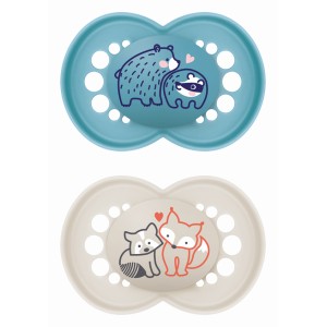 Πιπίλα Original Σιλικόνης 16+ μηνών - Boy - Μπλε - MAM