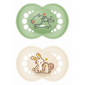 Πιπίλα Original Σιλικόνης 16+ μηνών - Unisex – Πράσινο - MAM