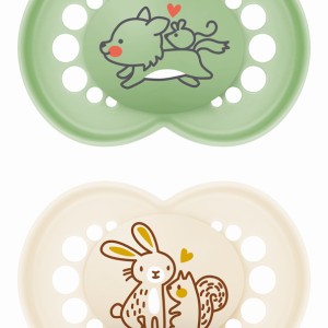 Πιπίλα Original Σιλικόνης 16+ μηνών - Unisex – Πράσινο - MAM