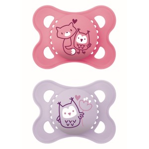 Πιπίλα Original Σιλικόνης 2-6 μηνών - Girl – Ροζ - MAM