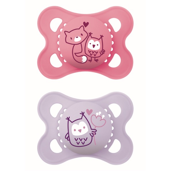 Πιπίλα Original Σιλικόνης 2-6 μηνών - Girl – Ροζ - MAM
