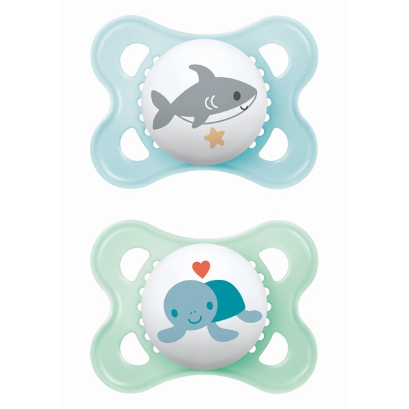 Πιπίλα Original Καουτσούκ 2-6 μηνών - Boy – Γαλάζιο - MAM