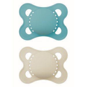 Πιπίλα Original Unprinted Σιλικόνης 2-6 μηνών - Boy - Μπλε - MAM