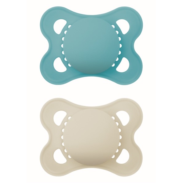 Πιπίλα Original Unprinted Σιλικόνης 2-6 μηνών - Boy - Μπλε - MAM