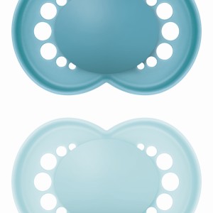 Πιπίλα Original Unprinted Σιλικόνης 6-16 μηνών - Boy - Μπλε - MAM