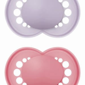 Πιπίλα Original Unprinted Σιλικόνης 6-16 μηνών - Girl – Μωβ - MAM Πιπίλα Original Unprinted Σιλικόνης 6-16 μηνών - Girl – Μωβ - MAM