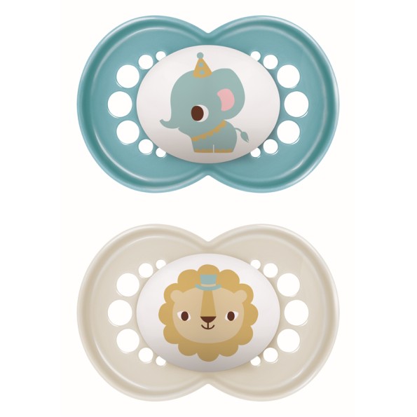 Πιπίλα Original Καουτσούκ 16+ μηνών - Boy - Μπλε - MAM