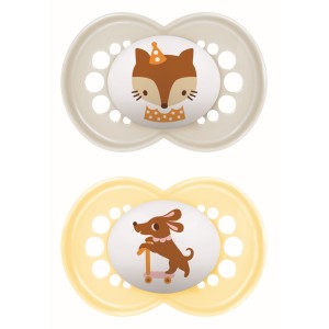 Πιπίλα Original Καουτσούκ 16+ μηνών - Unisex – Κίτρινο - MAM