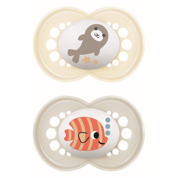 Πιπίλα Original Καουτσούκ 6-16 μηνών - Unisex – Κρεμ - MAM Πιπίλα Original Καουτσούκ 6-16 μηνών - Unisex – Κρεμ - MAM