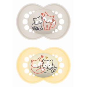 Σετ Πιπίλες Day & Night 6-16 μηνών - Unisex – Κρεμ - MAM