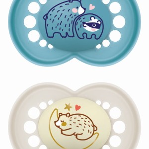 Σετ Πιπίλες Day & Night 6-16 μηνών - Boy - Μπλε - MAM