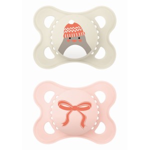 Πιπίλα Original Σιλικόνης 2-6 μηνών – Winter Limited Edition - Girl – Ροζ - MAM Πιπίλα Original Σιλικόνης 2-6 μηνών – Winter Limited Edition - Girl – Ροζ - MAM