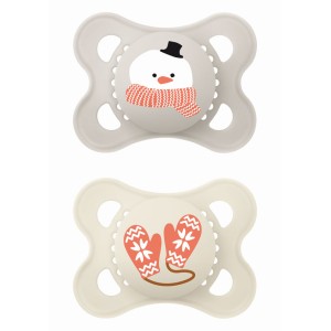 Πιπίλα Original Σιλικόνης 2-6 μηνών – Winter Limited Edition - Unisex – Γκρι - MAM Πιπίλα Original Σιλικόνης 2-6 μηνών – Winter Limited Edition - Unisex – Γκρι - MAM