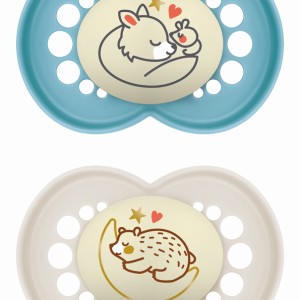 Πιπίλα Original Night Σιλικόνης 6-16 μηνών - Boy - Μπλε - MAM