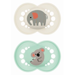 Πιπίλα Original Σιλικόνης 16+ μηνών - Unisex – Κρεμ - MAM