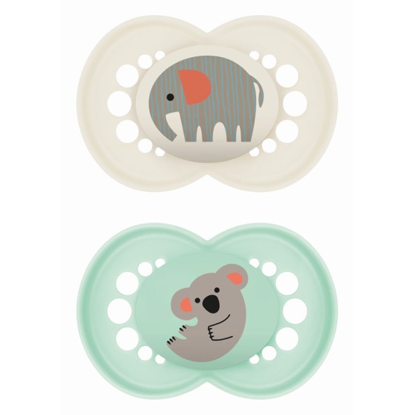 Πιπίλα Original Σιλικόνης 16+ μηνών - Unisex – Κρεμ - MAM