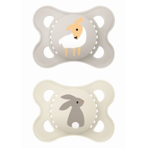 Πιπίλα Original Σιλικόνης 2-6 μηνών - Unisex – Γκρι - MAM