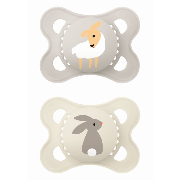 Πιπίλα Original Σιλικόνης 2-6 μηνών - Unisex – Γκρι - MAM