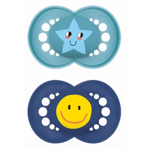 Πιπίλα Original Σιλικόνης 6-16 μηνών - Boy - Μπλε - MAM