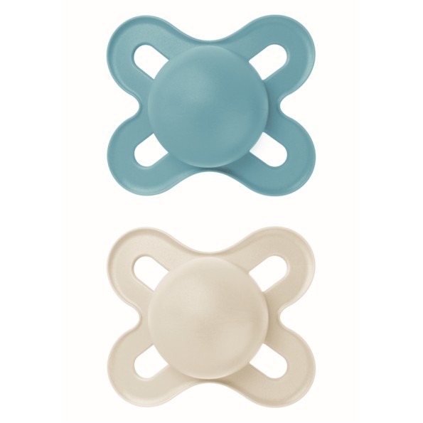 Πιπίλα Original Start Unprinted Σιλικόνης 0-2 μηνών - Boy - Μπλε - MAM