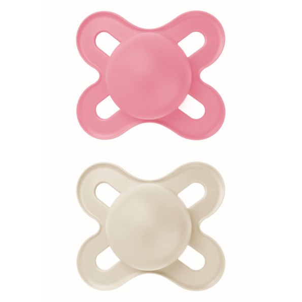 Πιπίλα Original Start Unprinted Σιλικόνης 0-2 μηνών - Girl – Ροζ - MAM