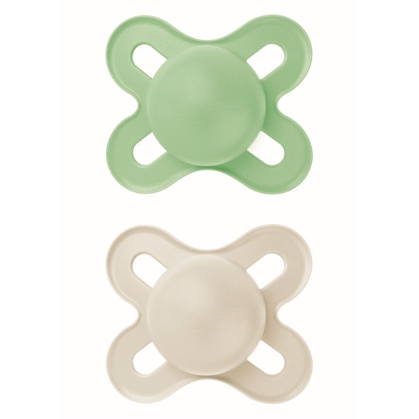 Πιπίλα Original Start Unprinted Σιλικόνης 0-2 μηνών - Unisex – Πράσινο - MAM