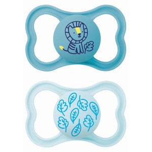 Πιπίλα Supreme Σιλικόνης 16+ μηνών - Boy - Μπλε - MAM