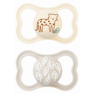 Πιπίλα Supreme Σιλικόνης 16+ μηνών - Unisex – Κρεμ - MAM