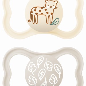 Πιπίλα Supreme Σιλικόνης 16+ μηνών - Unisex – Κρεμ - MAM