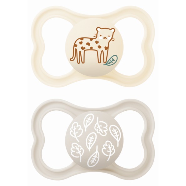 Πιπίλα Supreme Σιλικόνης 16+ μηνών - Unisex – Κρεμ - MAM