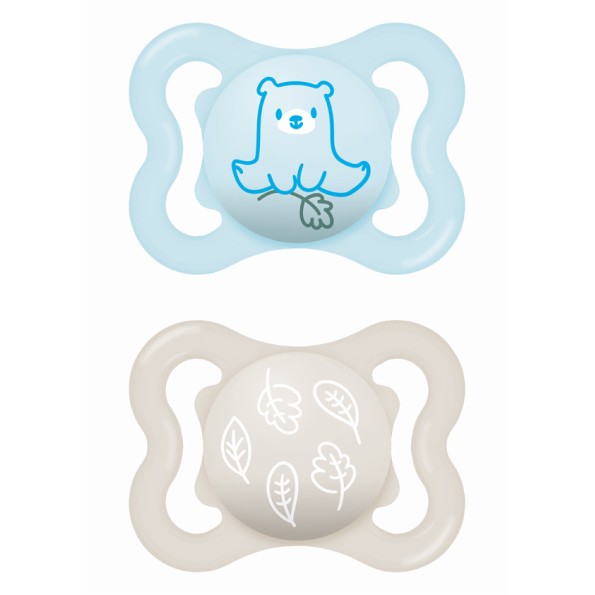 Πιπίλα Supreme Σιλικόνης 2-6 μηνών - Boy – Γαλάζιο - MAM