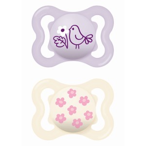 Πιπίλα Supreme Σιλικόνης 2-6 μηνών - Girl – Μωβ - MAM