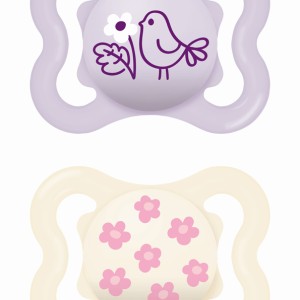 Πιπίλα Supreme Σιλικόνης 2-6 μηνών - Girl – Μωβ - MAM