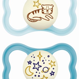 Πιπίλα Supreme Night Σιλικόνης 16+ μηνών - Boy – Γαλάζιο - MAM