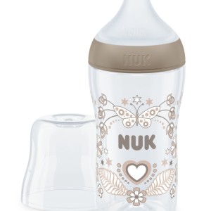 Nuk Perfect Match Μπιμπερό PP Temperature Control 260ml Με Θηλή Σιλικόνης 3+m Heart