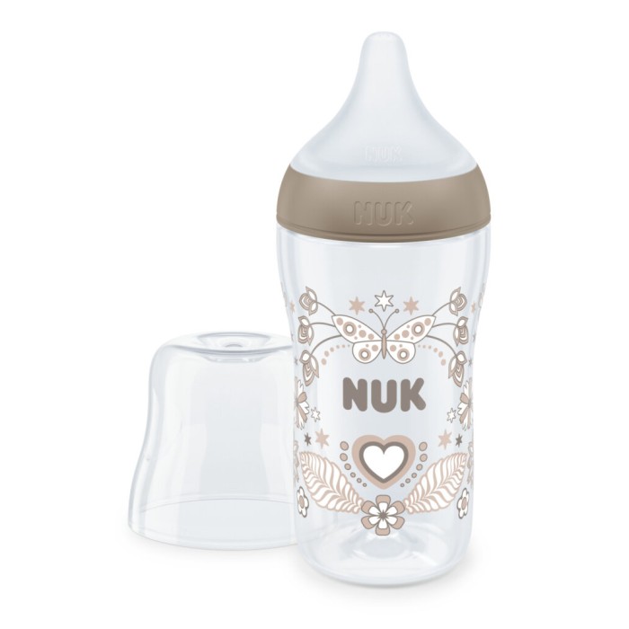 Nuk Perfect Match Μπιμπερό PP Temperature Control 260ml Με Θηλή Σιλικόνης 3+m Heart Nuk Perfect Match Μπιμπερό PP Temperature Control 260ml Με Θηλή Σιλικόνης 3+m Heart