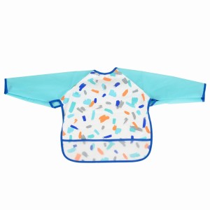 Ολόσωμη Σαλιάρα Με Μανίκια Holdy Blue Cangaroo