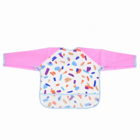 Ολόσωμη Σαλιάρα Με Μανίκια Holdy Pink Cangaroo Ολόσωμη Σαλιάρα Με Μανίκια Holdy Pink Cangaroo