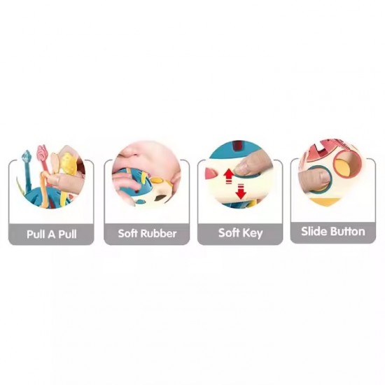 Παιχνίδι Σιλικόνης - Μασητικό UFO Sobebear Blue 