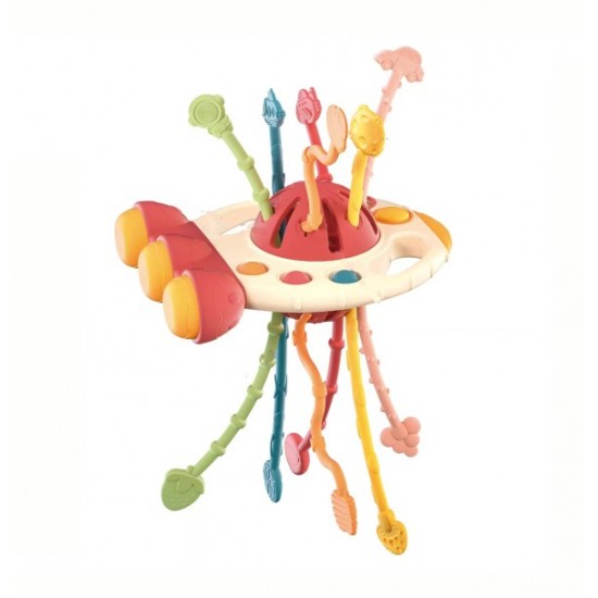 Παιχνίδι Σιλικόνης - Μασητικό UFO Sobebear Red