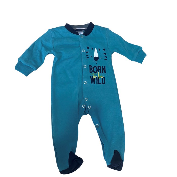 Βρεφικό Βαμβακερό Φορμάκι Χειμερινό Born To Be Wild Pretty Baby Βρεφικό Βαμβακερό Φορμάκι Χειμερινό Born To Be Wild Pretty Baby