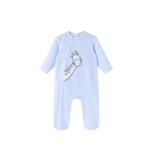 Amomi Βρεφικό Φορμάκι Βελουτέ Μπλε Καμηλοπάρδαλη Amomi Βρεφικό Φορμάκι Βελουτέ Μπλε Καμηλοπάρδαλη