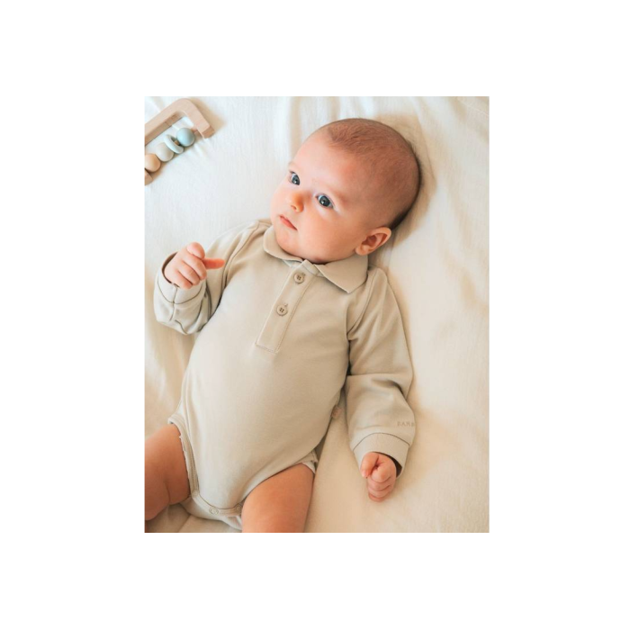 Bamboom Βρεφικό Κορμάκι Polo Sand
