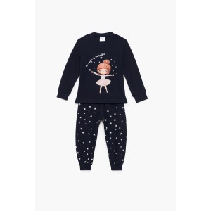 Bαμβακερή Πυζάμα Βρεφική Χειμερινή Με Τύπωμα Ballet Pretty Baby Bαμβακερή Πυζάμα Βρεφική Χειμερινή Με Τύπωμα Ballet Pretty Baby