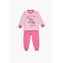 Bαμβακερή Πυζάμα Βρεφική Χειμερινή Με Τύπωμα Fun Pretty Baby