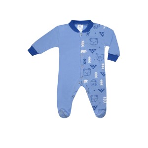 Βρεφικό Βαμβακερό Φορμάκι Animals Χειμερινό Pretty Baby