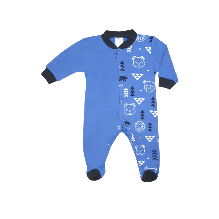Βρεφικό Βαμβακερό Φορμάκι Animals Χειμερινό Pretty Baby