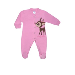 Βρεφικό Βαμβακερό Φορμάκι Ελαφάκι Χειμερινό Pretty Baby Βρεφικό Βαμβακερό Φορμάκι Ελαφάκι Χειμερινό Pretty Baby